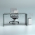 Design Schreibtisch aus 15mm Echtglas Bild 2